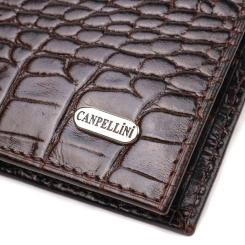Портмоне Canpellini Из натуральной кожи Коричневое Фото 6