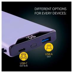 Батарея универсальная Intenso F10000 10000mAh QC3.0 purple Фото 6
