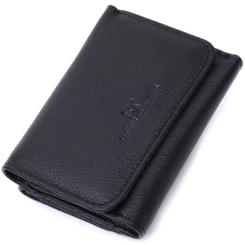 Портмоне ST Leather Из натуральной кожи Черное Фото