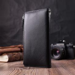 Кошелек ST Leather З натуральної шкіри Чорний Фото 9