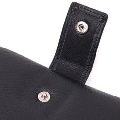 Кошелек ST Leather З натуральної шкіри Чорний Фото 4
