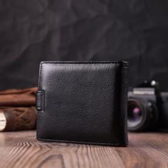 Кошелек ST Leather Из натуральной кожи Черный Фото 9