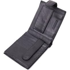Кошелек ST Leather Из натуральной кожи Черный Фото 5