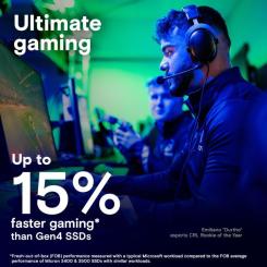 Накопитель SSD Micron M.2 2280 1TB T705 with Heatsink Фото 3