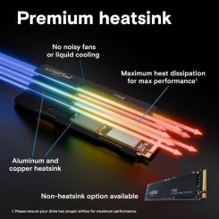 Накопитель SSD Micron M.2 2280 1TB T705 with Heatsink Фото 6