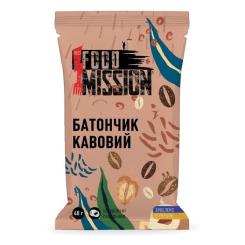 Батончик Food Mission Кофейный 40 г Фото