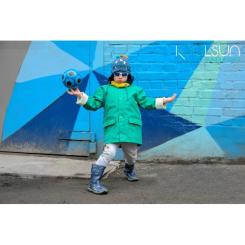 Детские солнцезащитные очки Koolsun Sport, 3-8 років біло-блакитни Фото 3