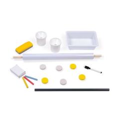 Мольберт Janod двосторонній сіро-жовтий Фото 1