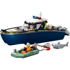 Конструктор LEGO City Преследование на полицейском катере Фото 1