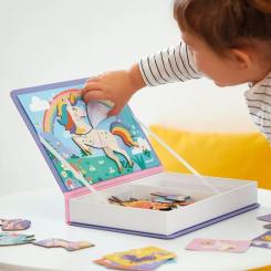 Развивающая игрушка Janod Магнітна книга Єдиноріжки Фото 2