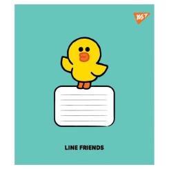 Тетрадь Yes Line Friends Stylish А5 12 аркушів лінія Фото 5