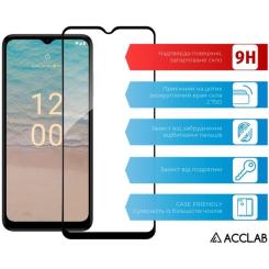 Стекло защитное ACCLAB Full Glue Nokia G22 Black Фото 2