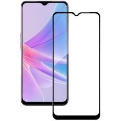 Стекло защитное ACCLAB Full Glue Oppo A58 4G Black Фото 1