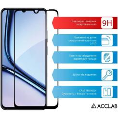 Стекло защитное ACCLAB Full Glue Realme Note 60X Black Фото 2
