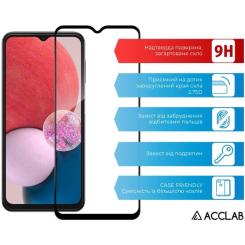 Стекло защитное ACCLAB Full Glue Samsung A13 4G Black Фото 2
