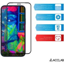 Стекло защитное ACCLAB Full Glue Samsung A52 Black Фото 4