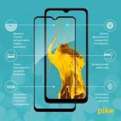 Стекло защитное Piko Full Glue Nokia G22 Black Фото 1