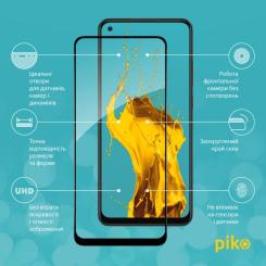 Стекло защитное Piko Full Glue Oppo A78 Black Фото 1