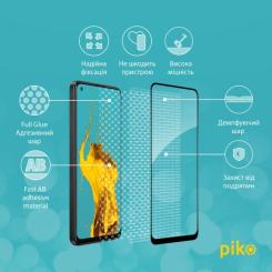 Стекло защитное Piko Full Glue Oppo A78 Black Фото 2