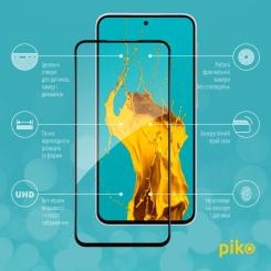 Стекло защитное Piko Full Glue Samsung A36 Black Фото 1