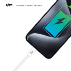 Дата кабель Armorstandart USB-C to USB-C 1.0m White Фото 2