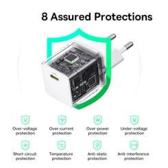 Зарядное устройство Baseus Palm Fast Charger 1C 30W + Cable 1.0m Type-C 60W w Фото 6