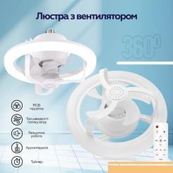 Вентилятор XoKo LED RGB Fan Light 100 Aroma Фото 9