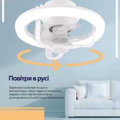 Вентилятор XoKo LED RGB Fan Light 100 Aroma Фото 11