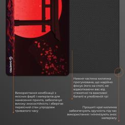 Коврик для мышки GamePro Speed/Control Black-Red Фото 4