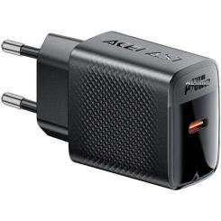Зарядное устройство Acefast A102 USB-C PD30W GaN Black Фото 1