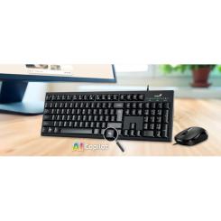 Комплект Genius KM-100SE USB UA Black Фото 1