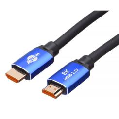 Кабель мультимедийный Atcom HDMI M to HDMI M 1.0m V2.1 Фото
