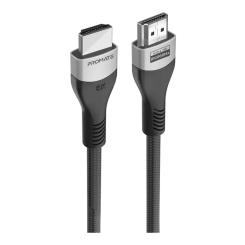 Кабель мультимедийный Promate HDMI M to HDMI M 3.0m V2.1 grey Фото