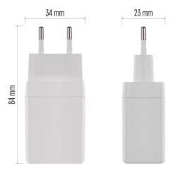 Зарядное устройство EMOS V04G45 1xUSB-A + 1xUSB-C PD20W GaN Фото 8