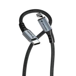 Дата кабель Verbatim USB-C to Lightning 1.2m black Фото 1