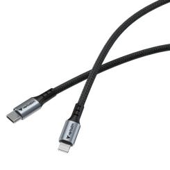 Дата кабель Verbatim USB-C to Lightning 1.2m black Фото 2