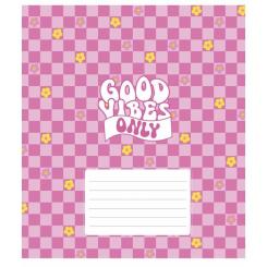 Тетрадь Школярик Good vibes only 18 листов линия Фото