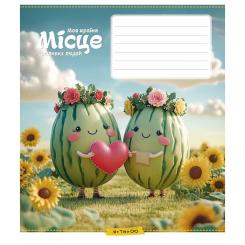 Тетрадь Школярик 12 аркушів лінія Фото 4