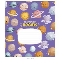 Тетрадь Школярик World's nature 24 аркуша лінія Фото 2