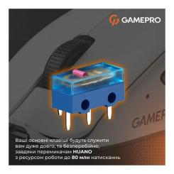 Мышка GamePro Genesis Avenger Wireless/Bluetooth/USB White Фото 10