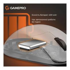 Мышка GamePro Genesis Avenger Wireless/Bluetooth/USB White Фото 7
