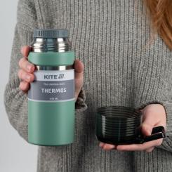 Термос Kite 473 мл зелений Фото 5