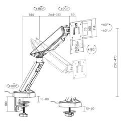Кронштейн OfficePro MAG201W Фото 7