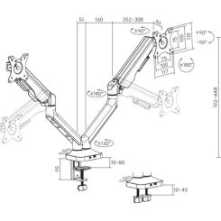 Кронштейн OfficePro MA452B Фото 7