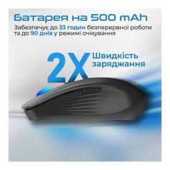 Мышка Promate Kitt Wireless Black Фото 3