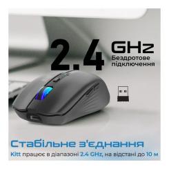 Мышка Promate Kitt Wireless Black Фото 5