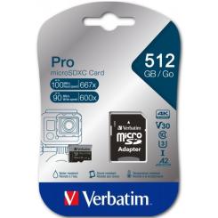 Карта памяти Verbatim 512GB microSDXC class 10 UHS-III PRO Фото 2