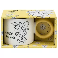 Чашка Kite 370 мл Crazy cat Фото 3