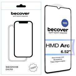 Стекло защитное BeCover HMD Arc 10D Black Фото