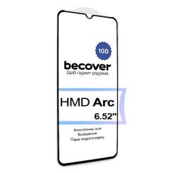Стекло защитное BeCover HMD Arc 10D Black Фото 2